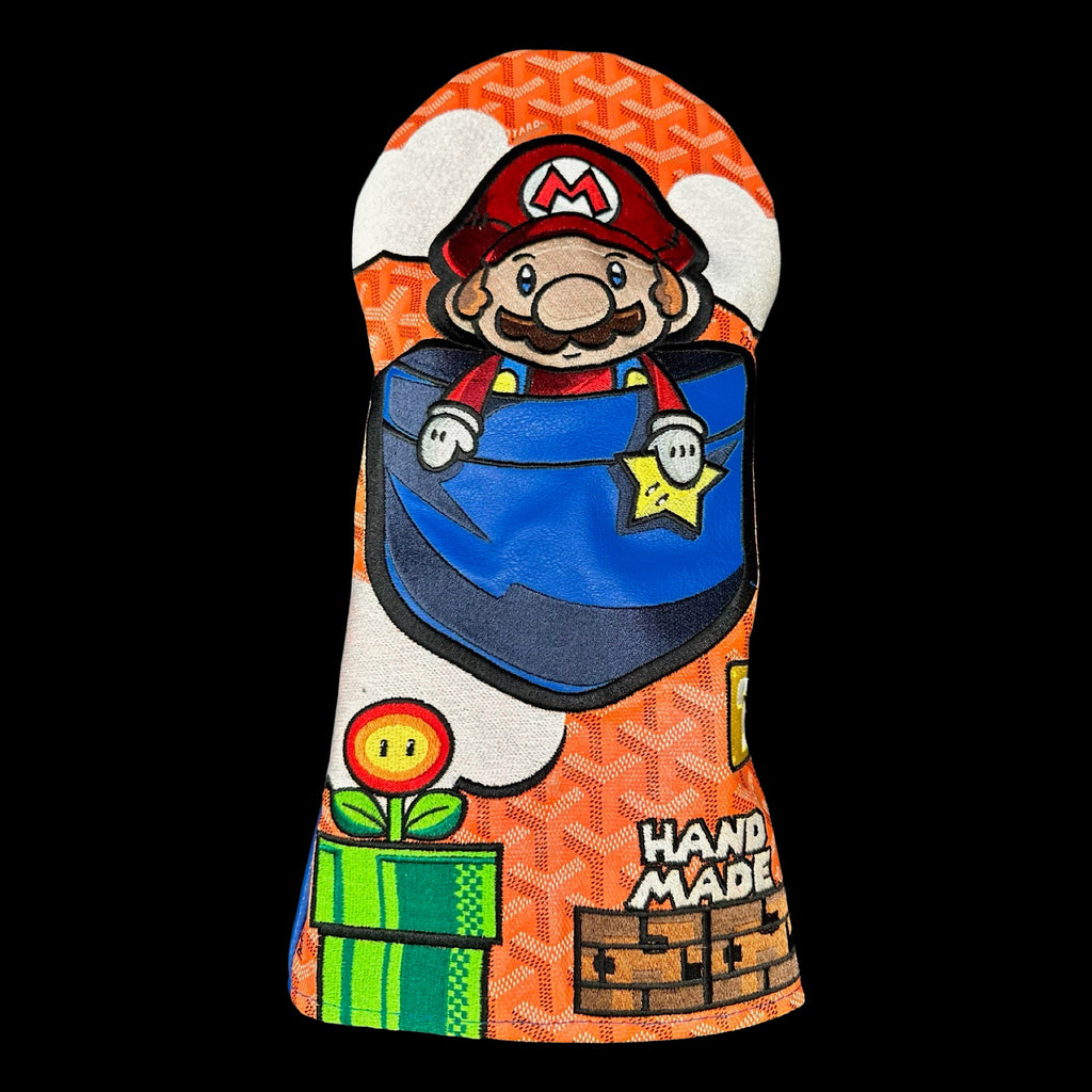 Super Mario Wood Headcover Set - Orange Goyard