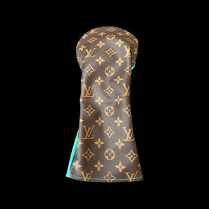 Brown / Tiffany LV Wood Headcovers