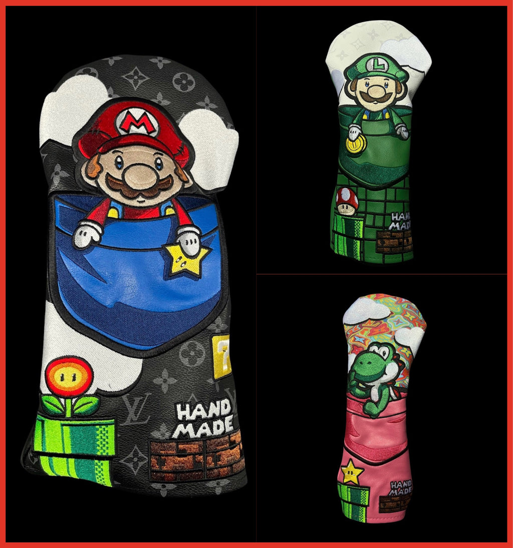 Handmade Super Mario Headcover Set - LV