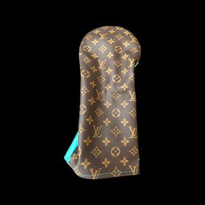 Brown / Tiffany LV Wood Headcovers