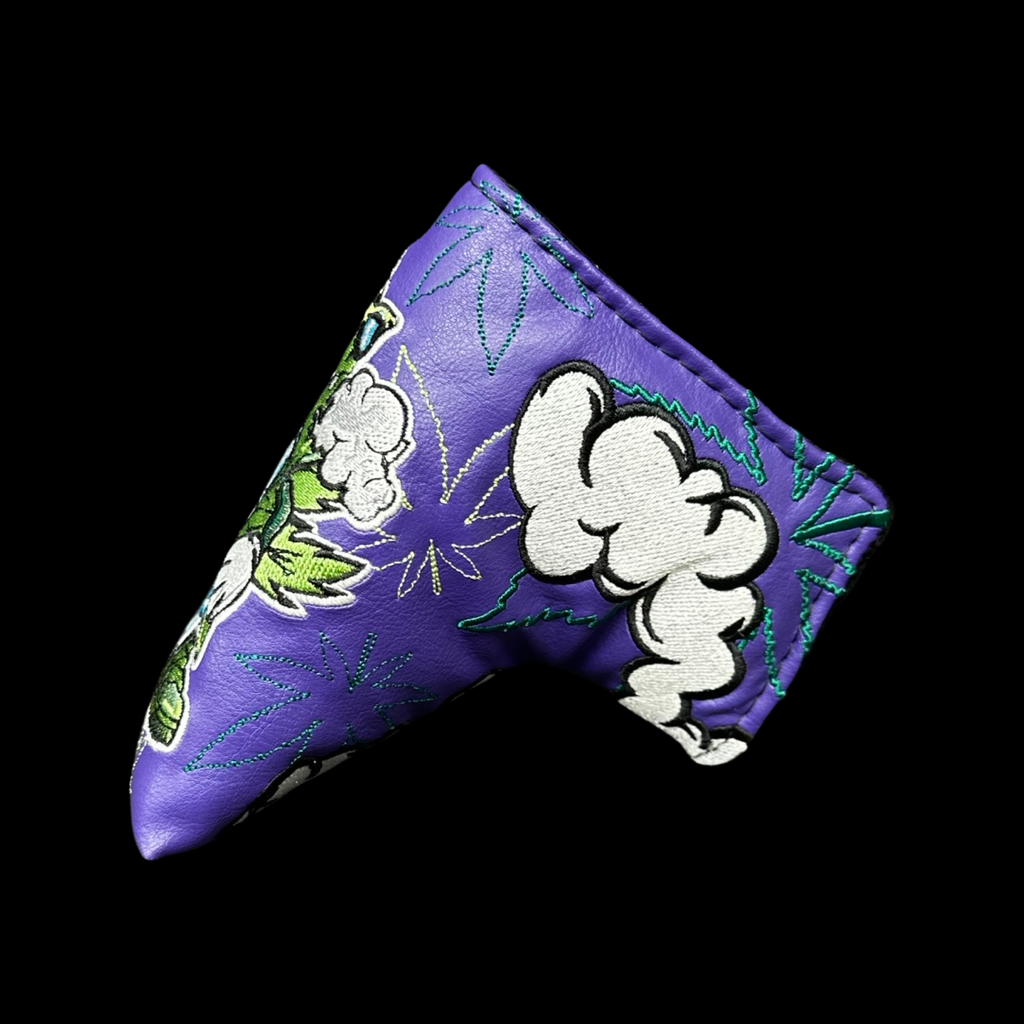 1/1 Purple 4/20 “WEEDMAN” Limited Edition Putter Headcover -Mid Mallet