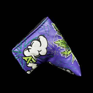 1/1 Purple 4/20 “WEEDMAN” Limited Edition Putter Headcover -Mid Mallet