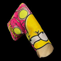 HANDMADE “D’OH” Homer Simpson Limited Edition Putter Headcover -Blade