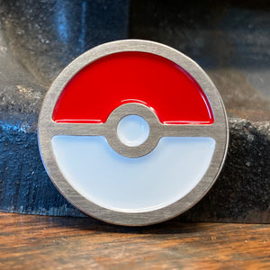 AF POKE BALL Ball Marker - Stainless - 12 Made