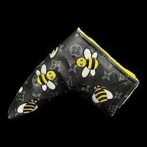 XX LV BEES Putter Headcover - Black Blade Version