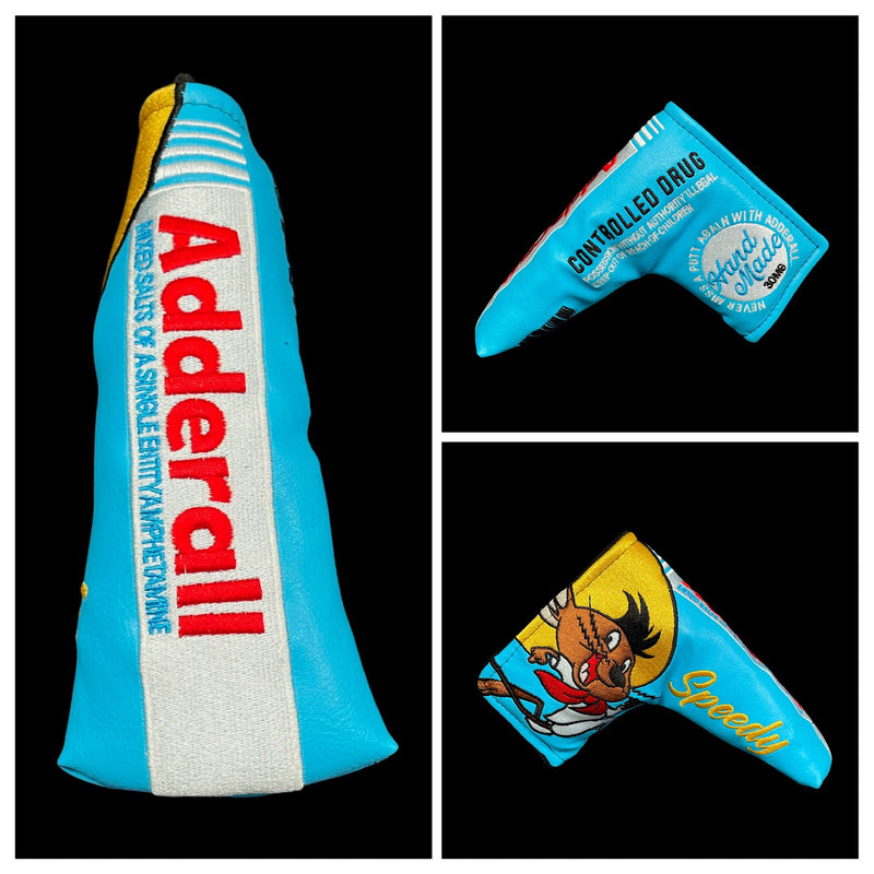 Handmade SPEEDY/ ADDERALL Limited Edition Blade Headcover