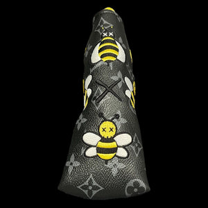 XX LV BEES Putter Headcover - Black Blade Version