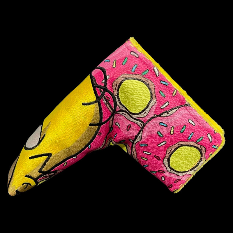 HANDMADE “D’OH” Homer Simpson Limited Edition Putter Headcover -Blade