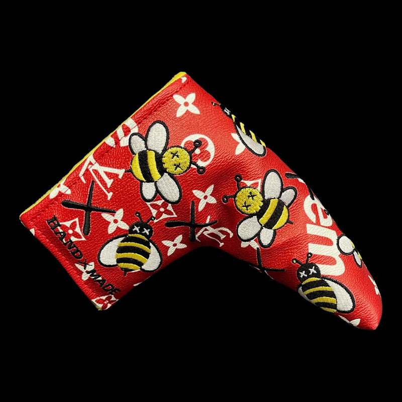 XX LV BEES Putter Headcover - RED Blade Version