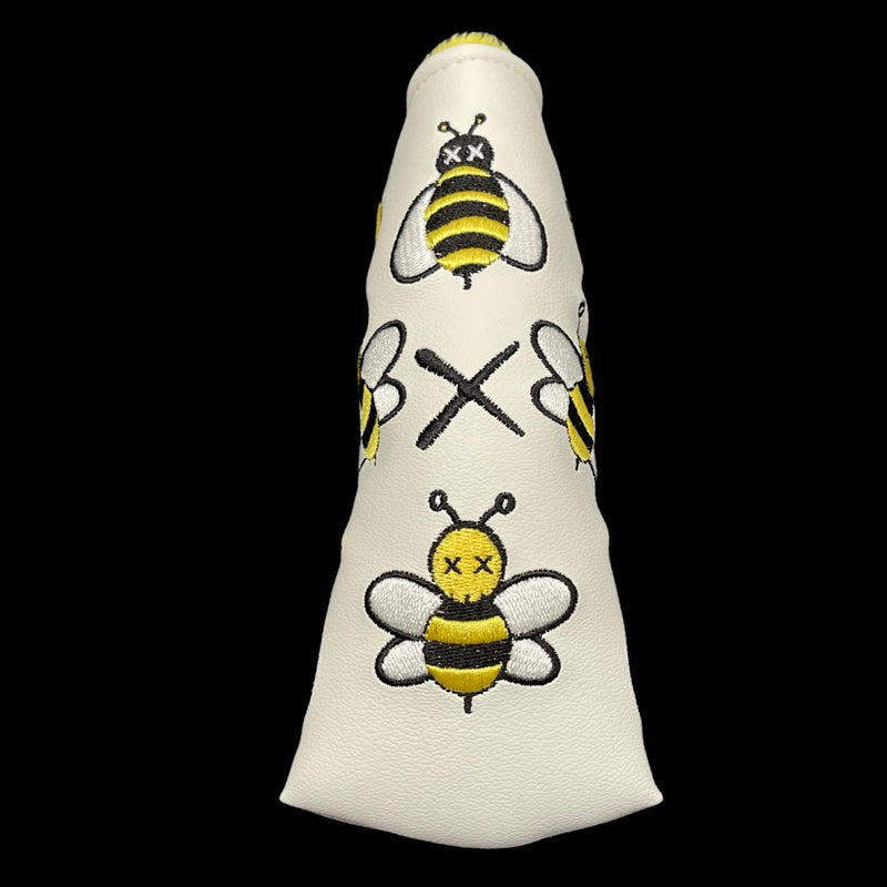 XX BEES Putter Headcover - WHITE Blade Version